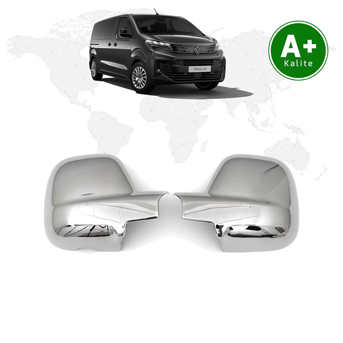 Peugeot Expert Krom Ayna Kapağı 2017 Model ve Sonrası