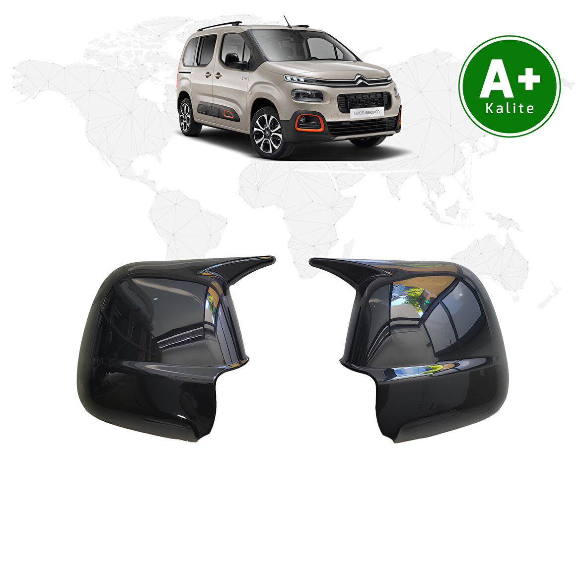 Citroen Berlingo Yarasa Ayna Kapağı 2019 Model ve Sonrası