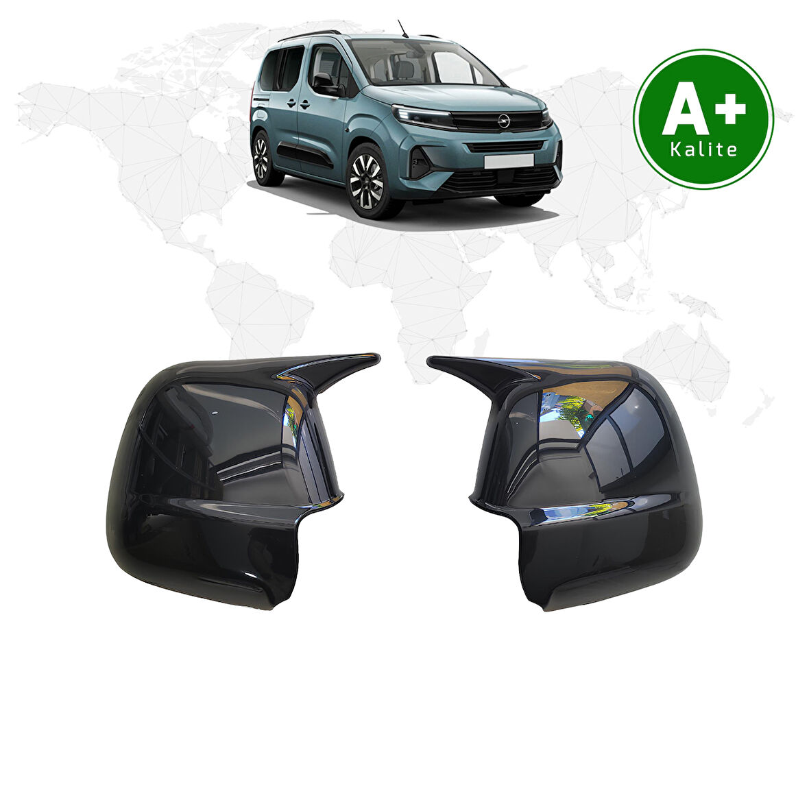 Opel Combo Yarasa Ayna Kapağı 2024 Model ve Sonrası