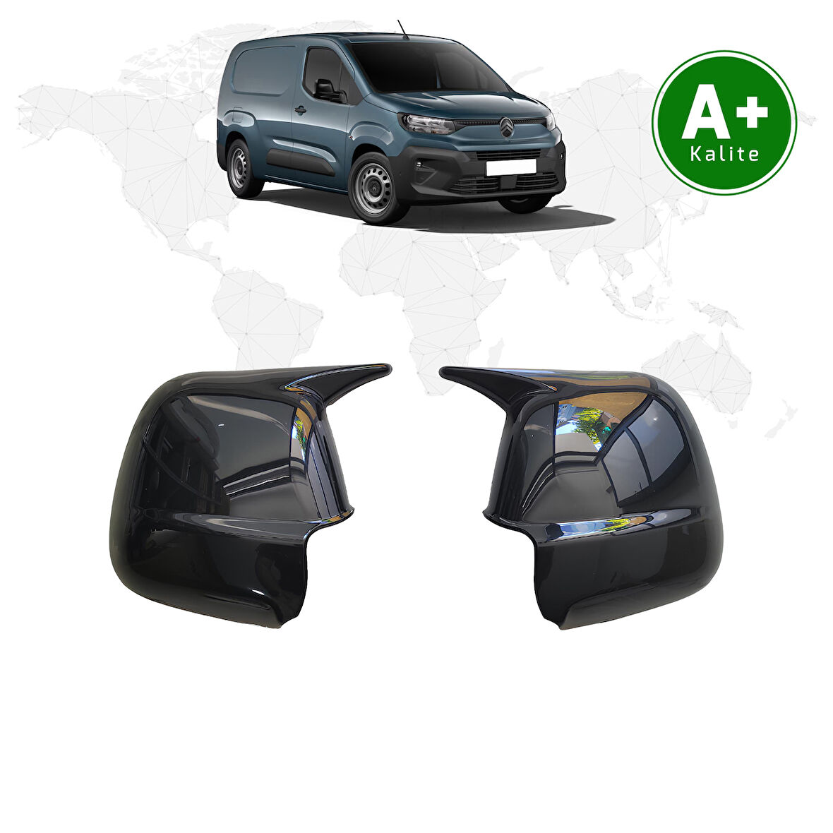 Citroen Berlingo Panelvan Yarasa Ayna Kapağı 2024 Model ve Sonrası