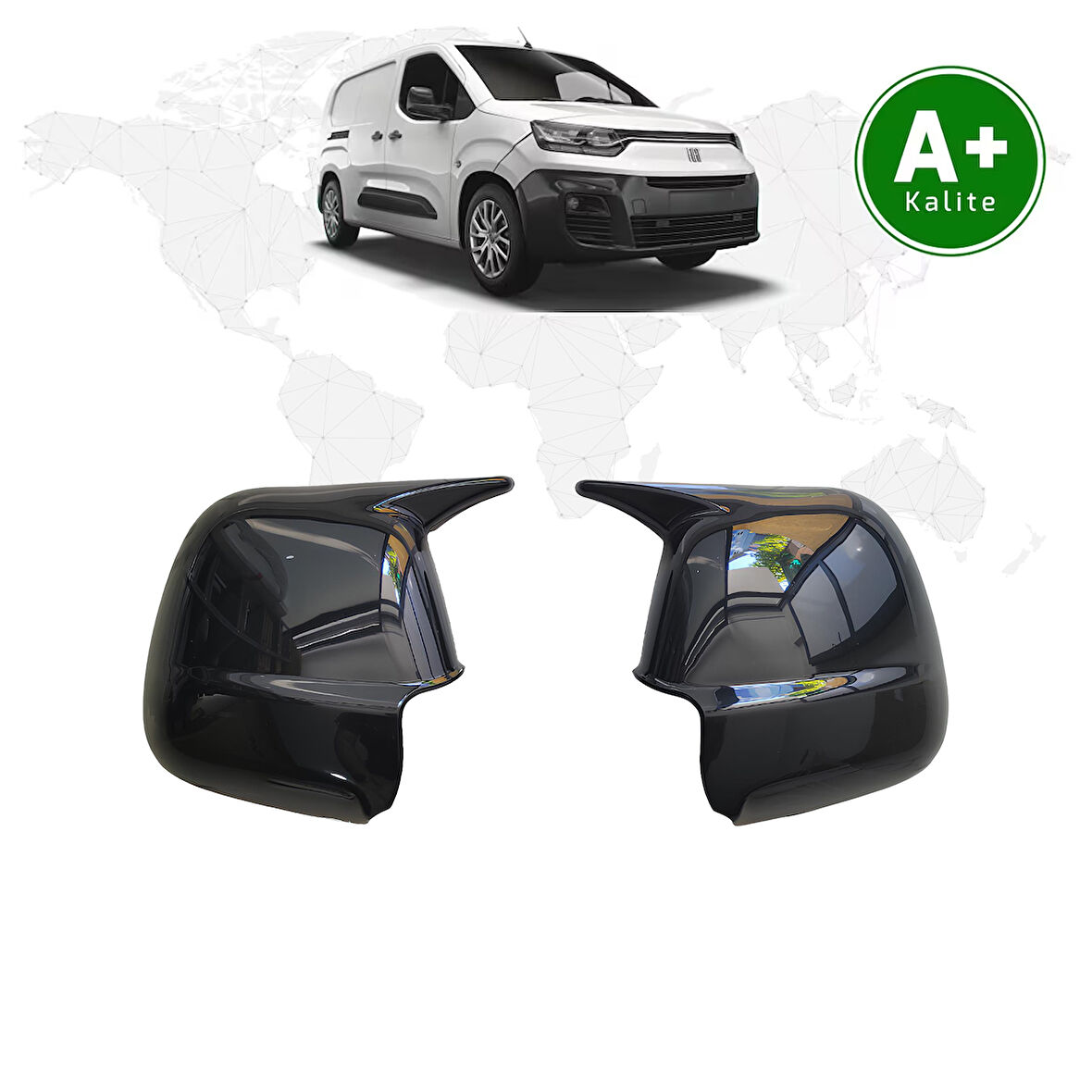 Fiat Doblo Panelvan Yarasa Ayna Kapağı 2023 Model ve Sonrası