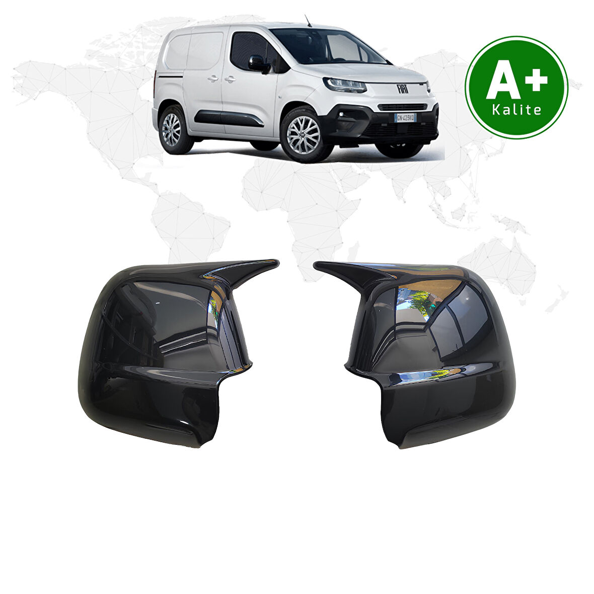 Fiat Doblo Panelvan Yarasa Ayna Kapağı 2024 Model ve Sonrası