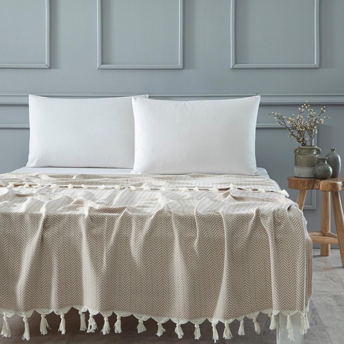 Linens Medley Tek Kişilik Pike Kahve
