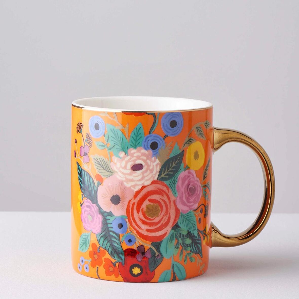 Linens Lily Porselen 330 ml Mug Turuncu