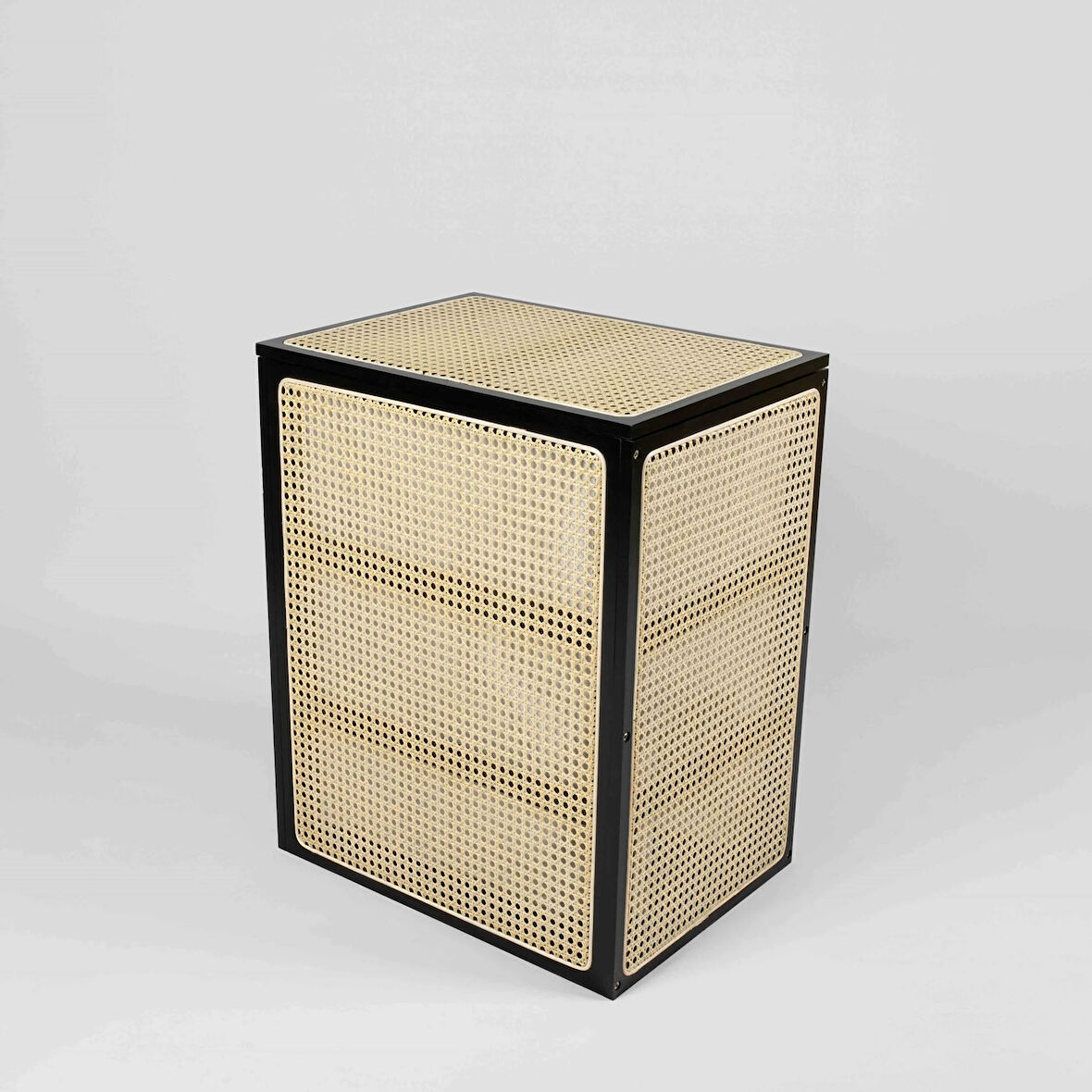 Linens Luther Çamaşır Sepeti 53x39x65 cm Siyah