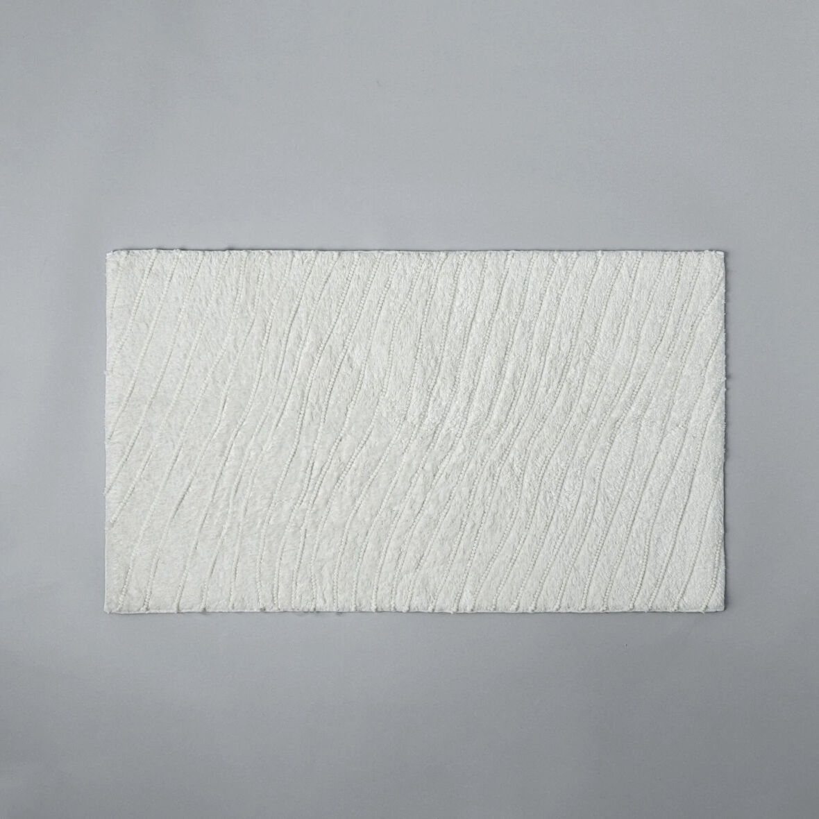 Linens Trista 60X100 cm Banyo Paspası Beyaz