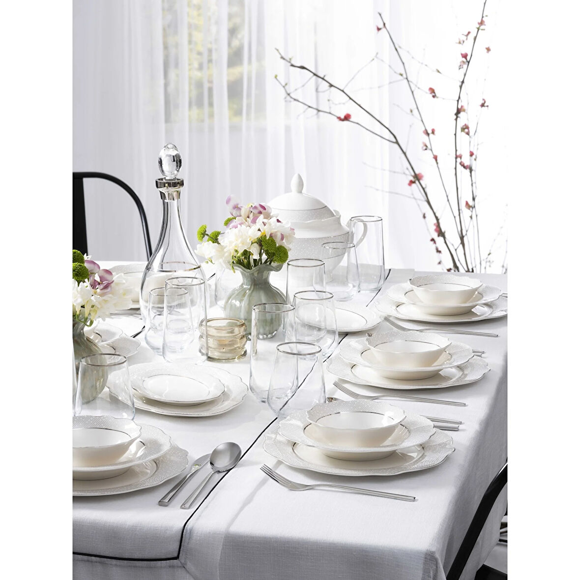 Pierre Cardin Elodia 60 Parça Yemek Takımı