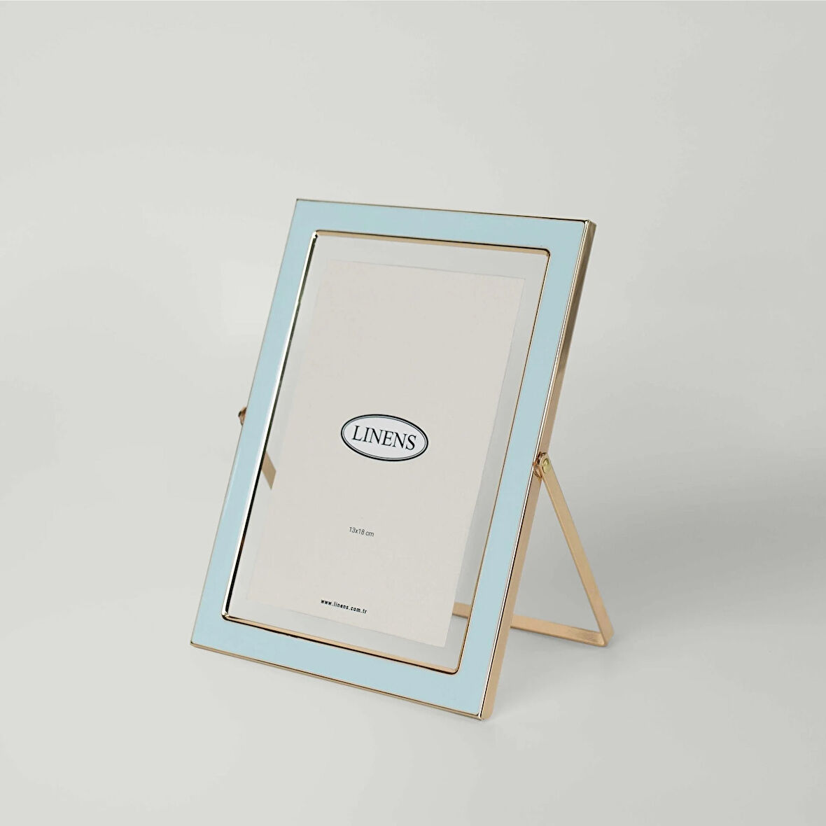 Linens Metal Solley 13x18 cm Çerçeve Mavi