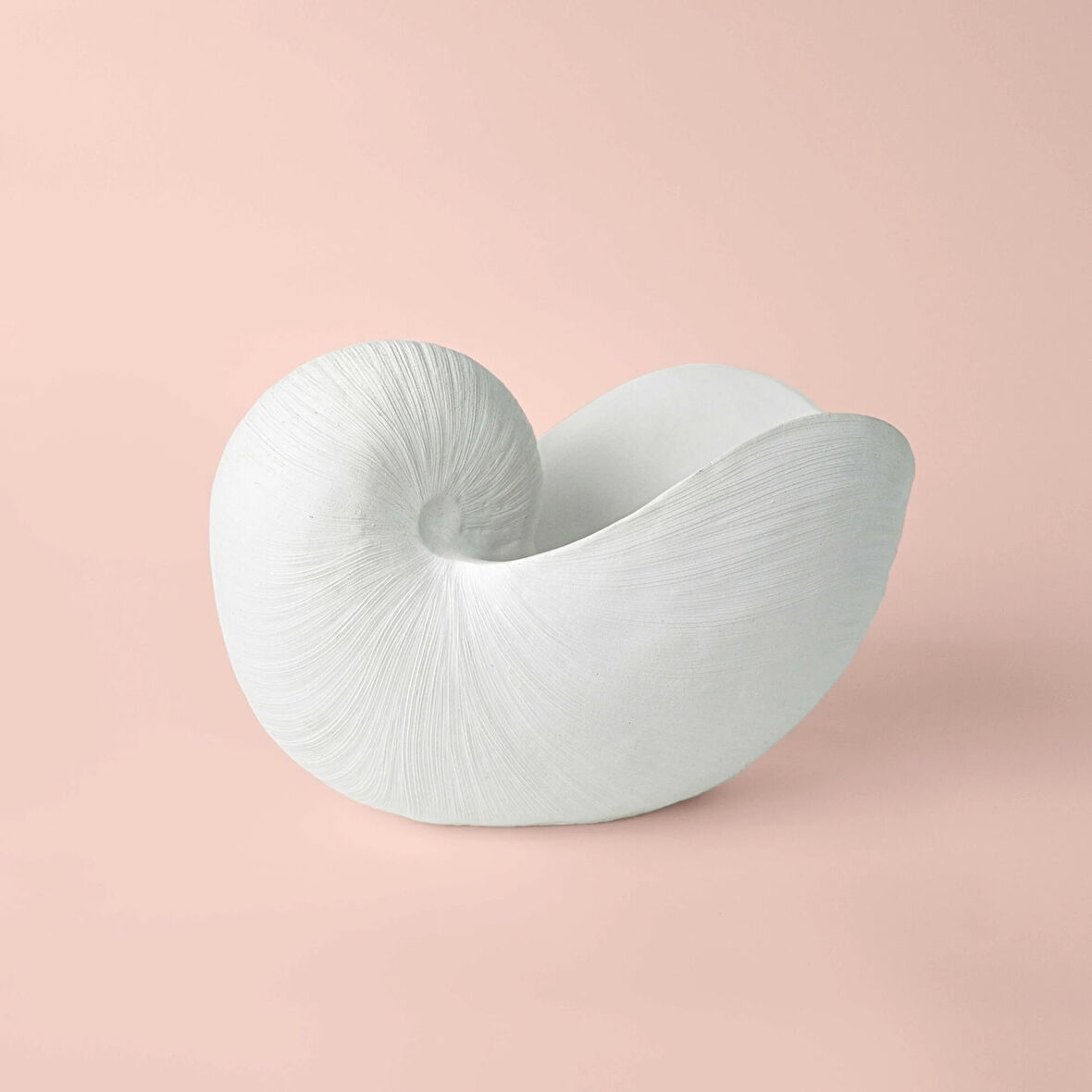 Linens Nautilus 29x17x20,5 cm Dekor Beyaz