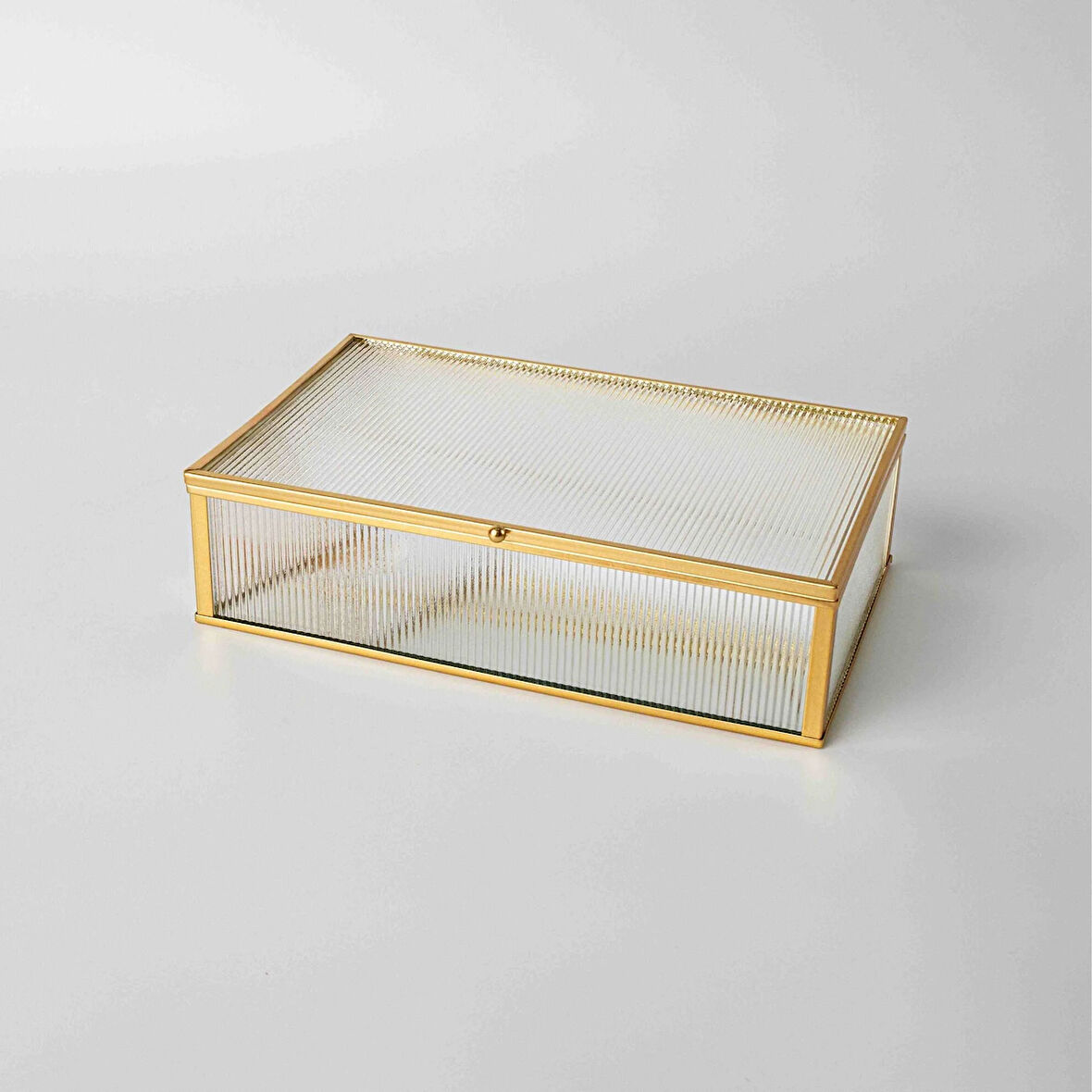 Linens Laveta 23x14,5x6 cm Dekoratif Kutu Gold