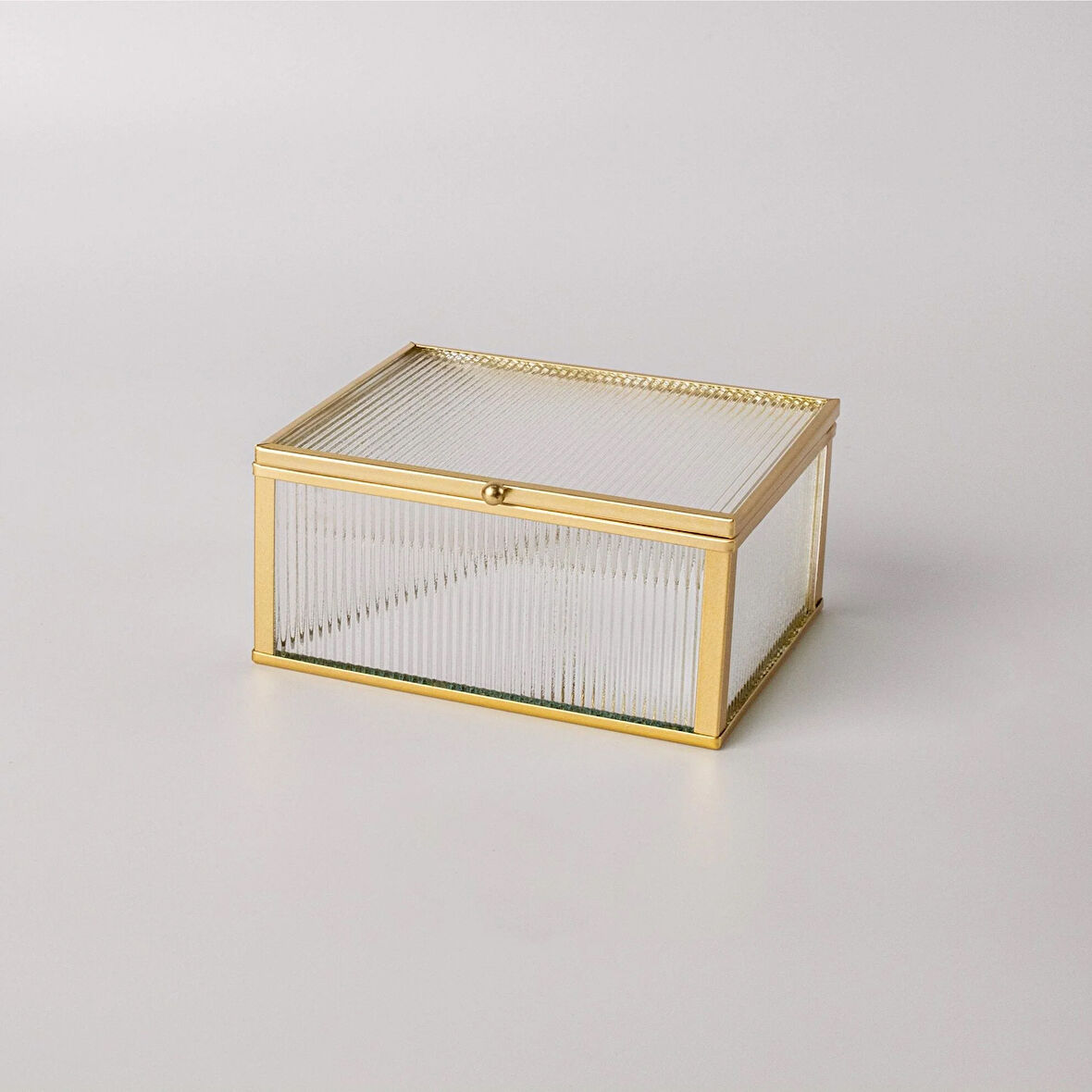 Linens Laveta 13x10x6 cm Dekoratif Kutu Gold