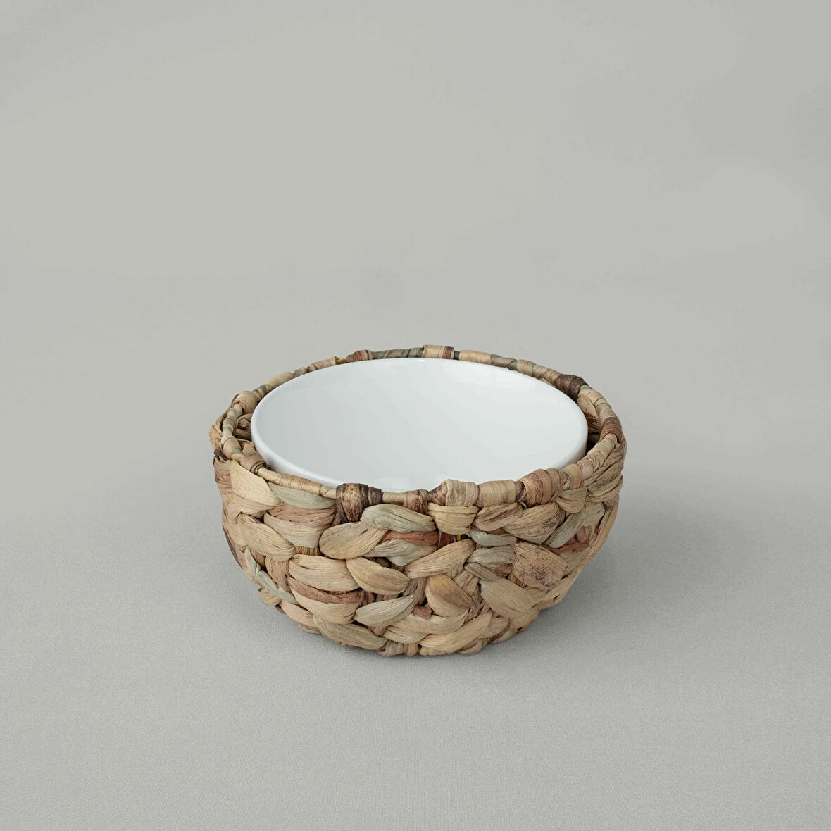 Linens Straw Porselen 16,5x9 cm Sunum Kasesi