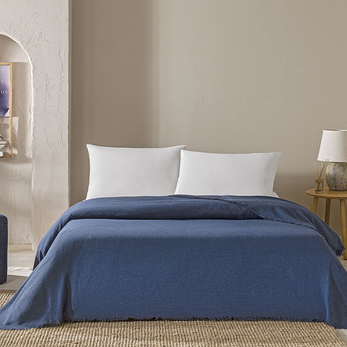 Linens Comet Pike Çift Kişilik Lacivert
