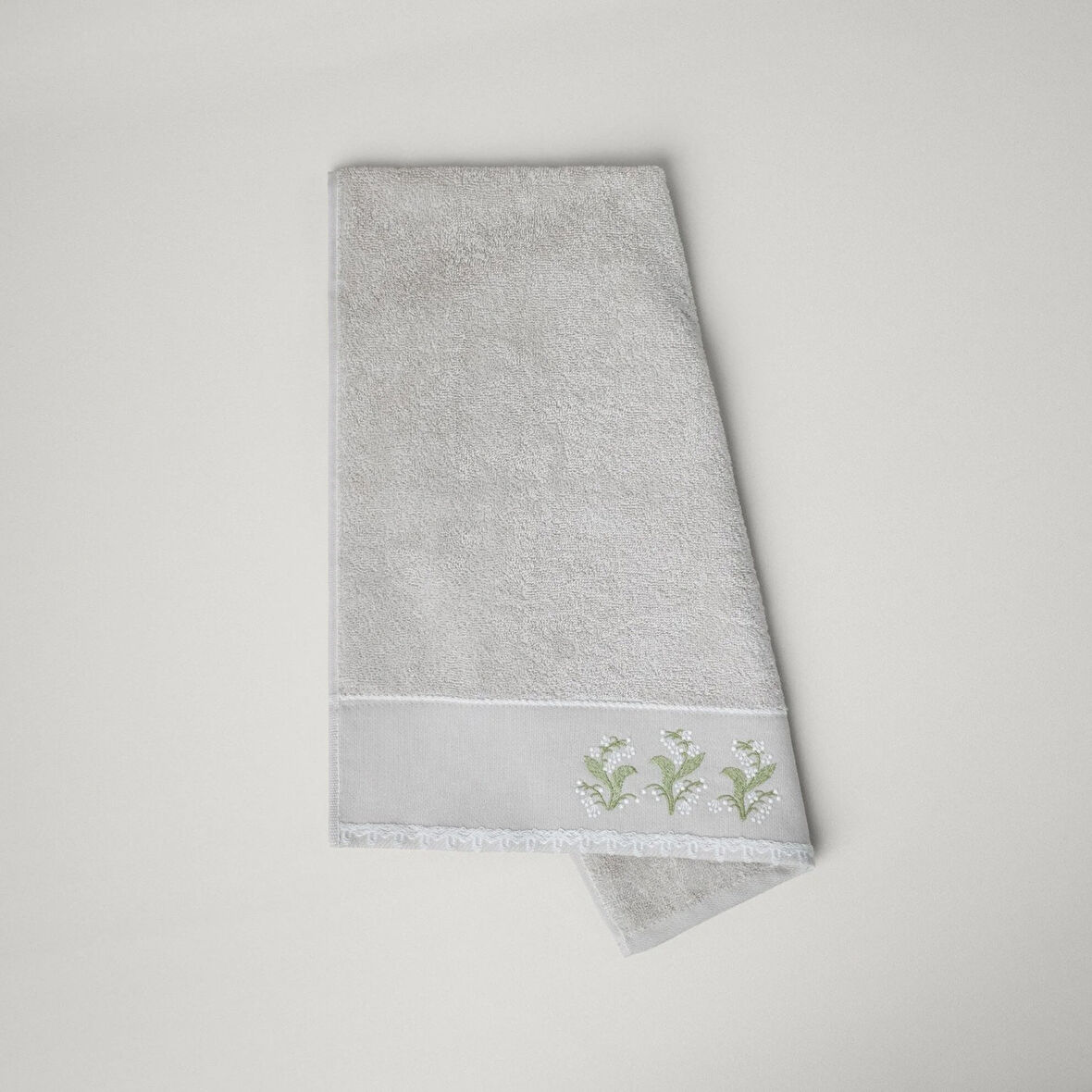 Linens Evara Pamuk 50x85 Cm Yüz Havlusu Stone