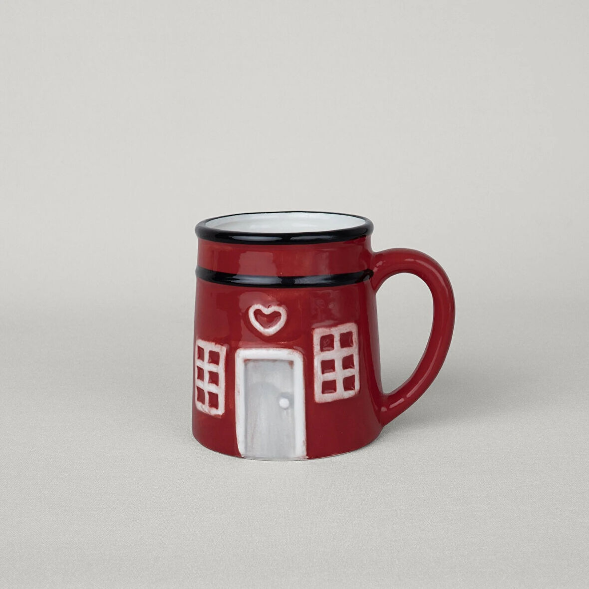 Linens House Dolomit 460 ml Kupa Kırmızı