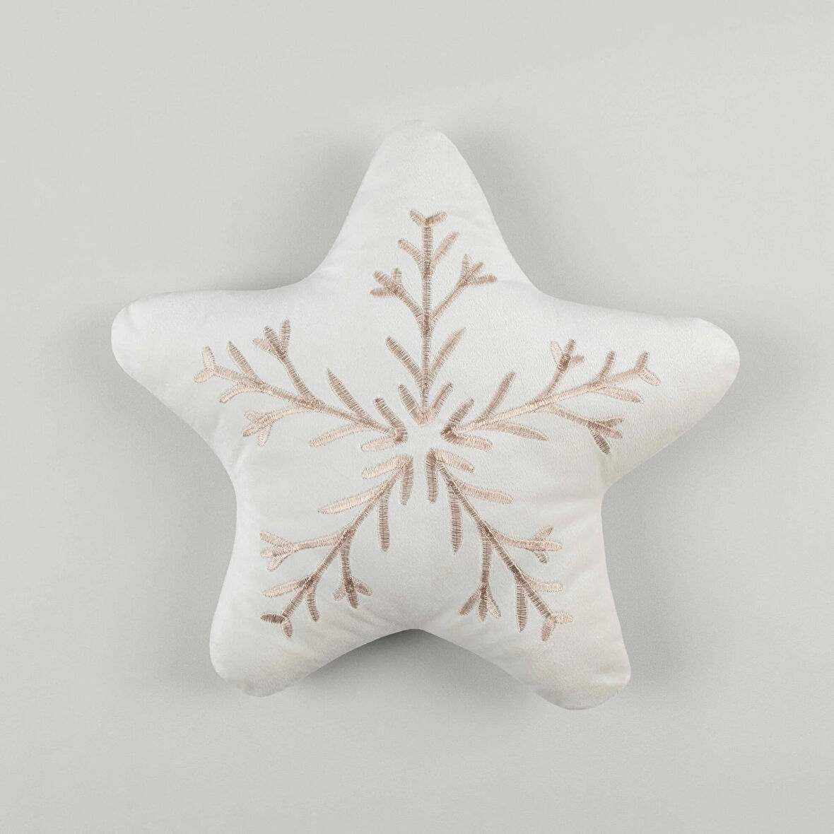 Linens Star 37x35 cm Kırlent Ekru
