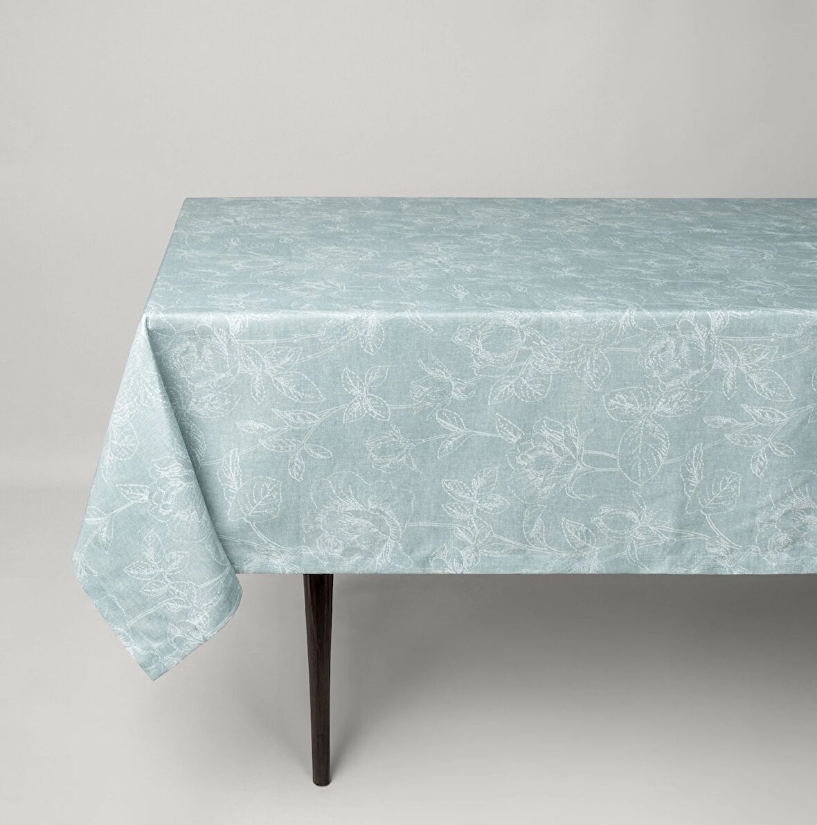 Linens Novel 150x250 cm Masa Örtüsü Mavi