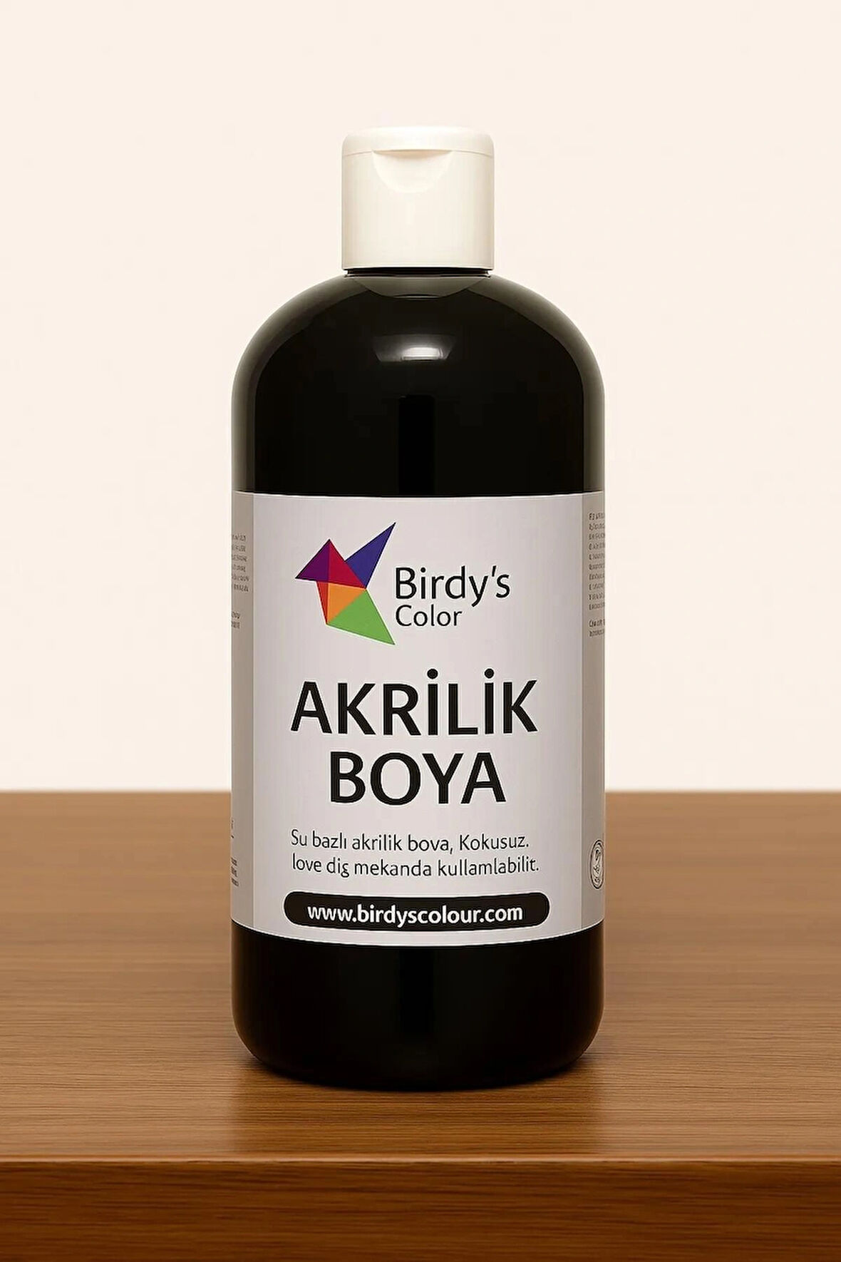 Birdy's Color Siyah Akrilik Boya 500GR