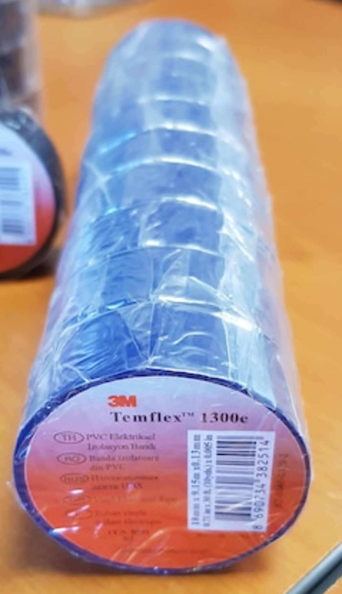 3M Temflex 1300E İzole Bant 18Mmx9.15Mt Siyah 10 Adet