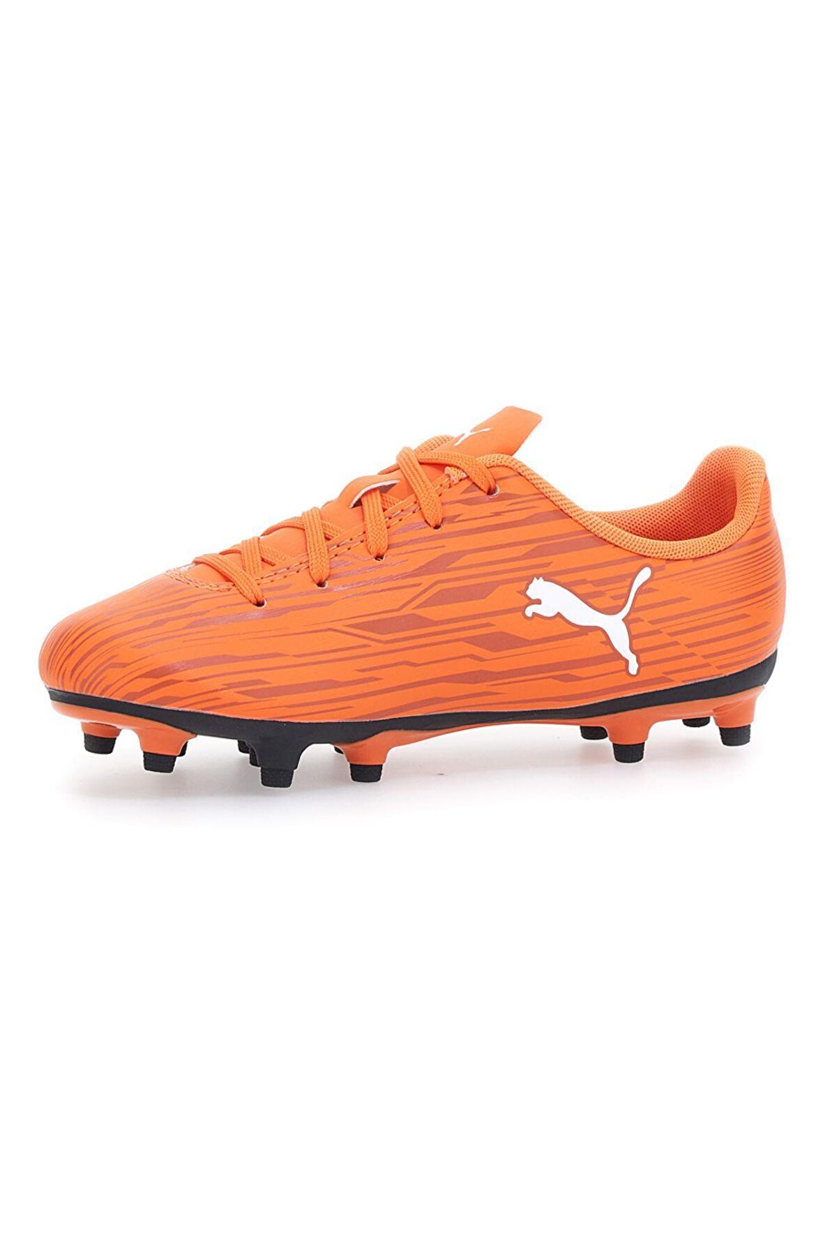 Puma Çocuk Turuncu Beyaz Rapido III FG/AG jr Krampon VO10657608 