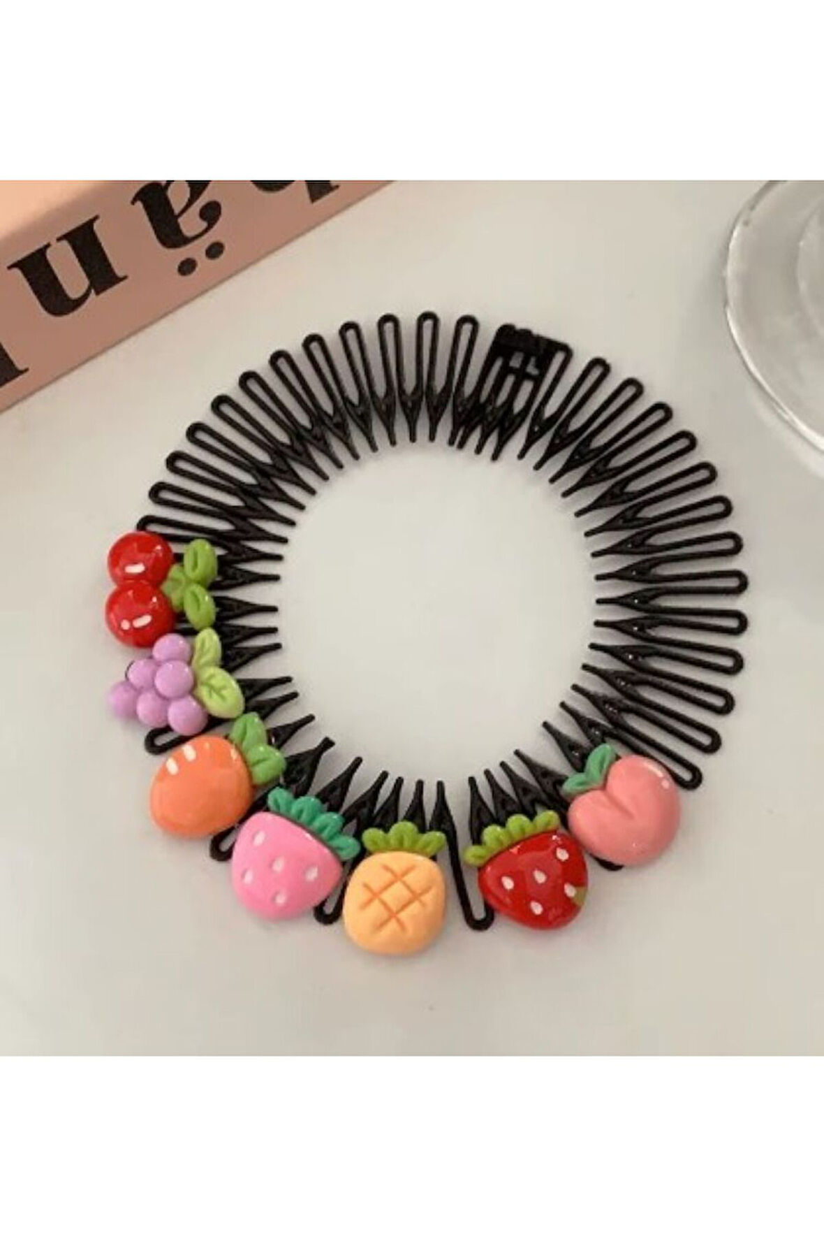 1 Adet Moda çocuk takı kızlar için sevimli Figürlü yaylı  Hayalet toka  Çocuk Tokası Bebek Tokası