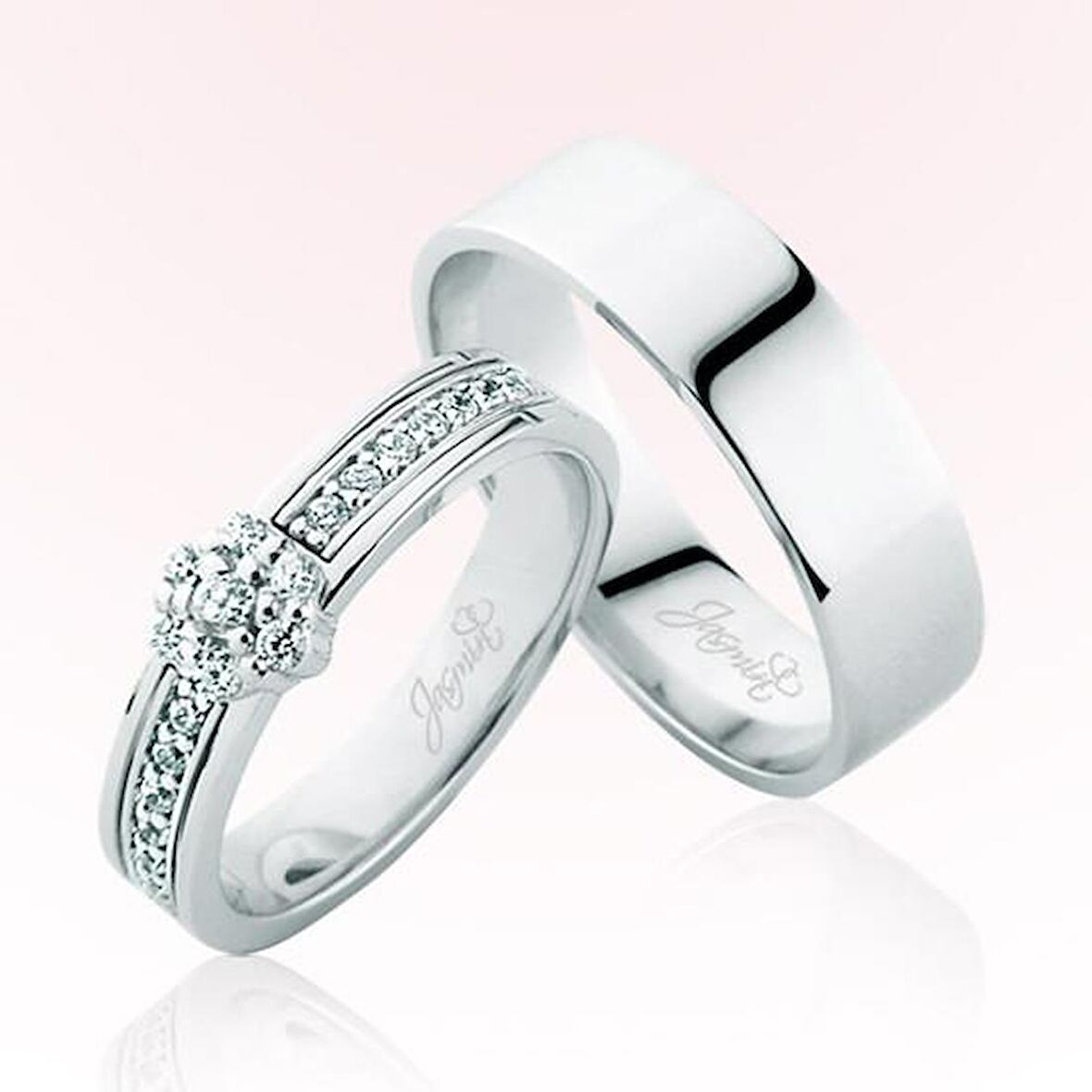 Teş Taş Model Altın Alyans 1505-2