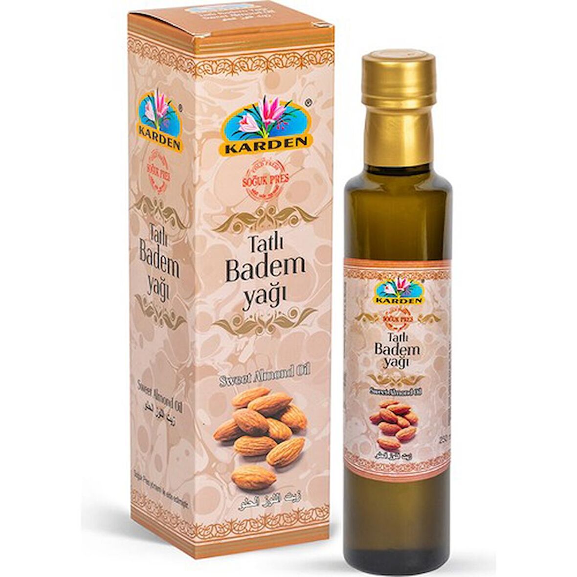 Karden Tatlı Badem Yağı 250 Ml