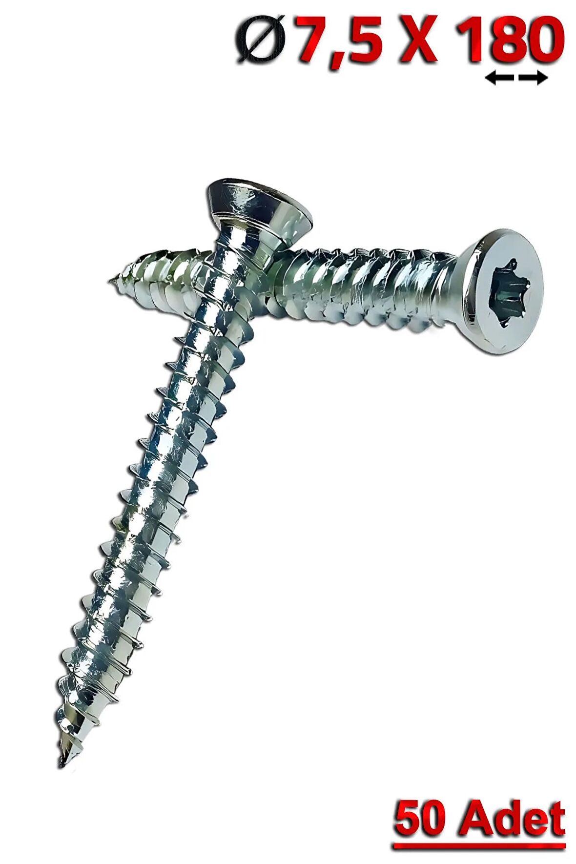 STD Buldex Beton Vidası 7,5X180 (50 Adet)
