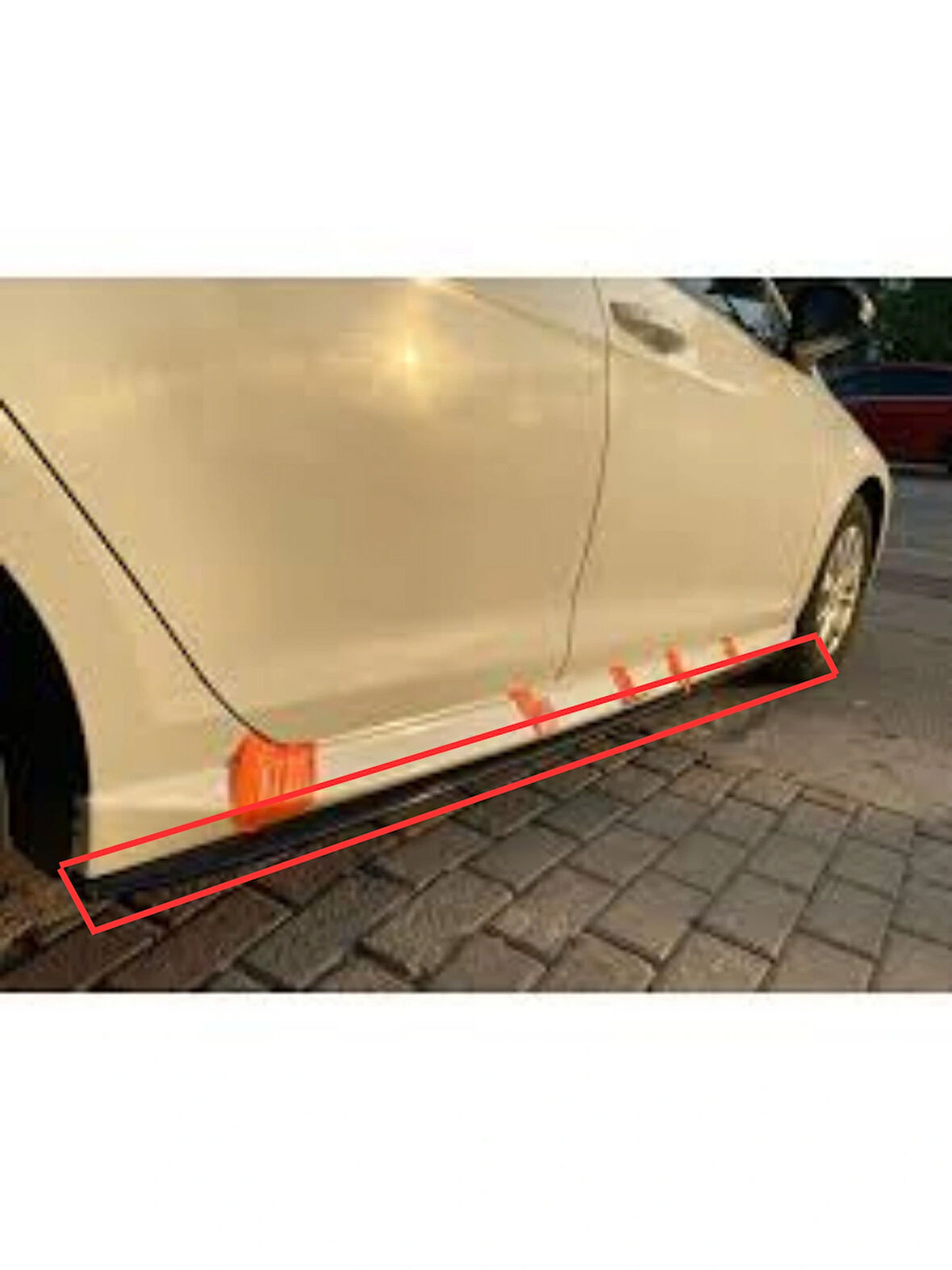 GOLF 7 - GOLF 7.5 MARŞPİYEL ALTI LİP ((PLASTİK-PARLAK SİYAH))