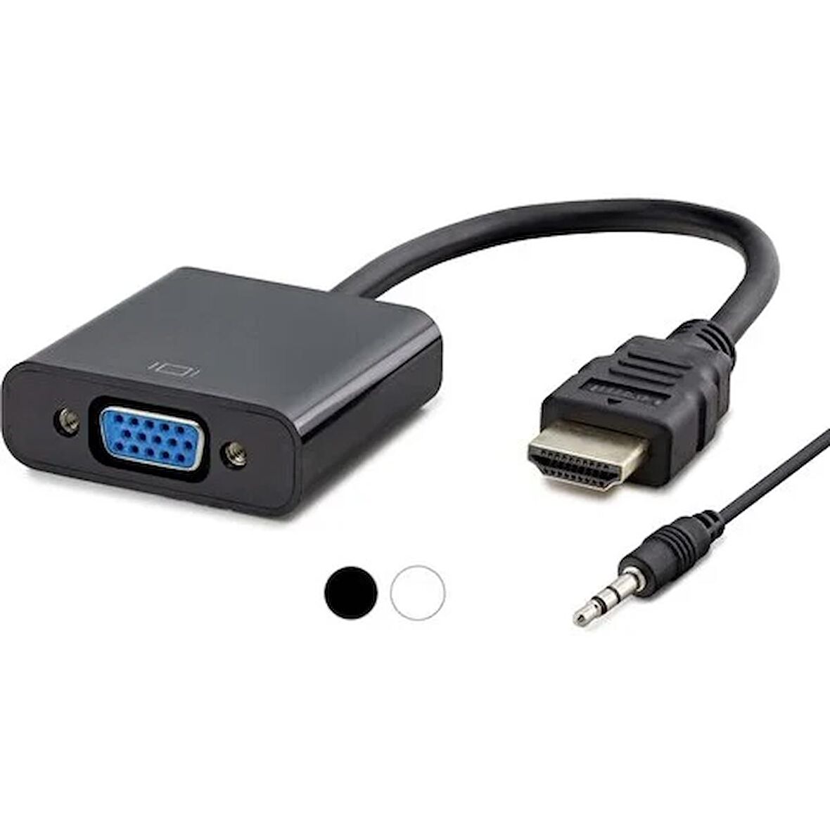 Taky Adaptör Çevirici HDMI To VGA + Sesli Çevirici Adaptör