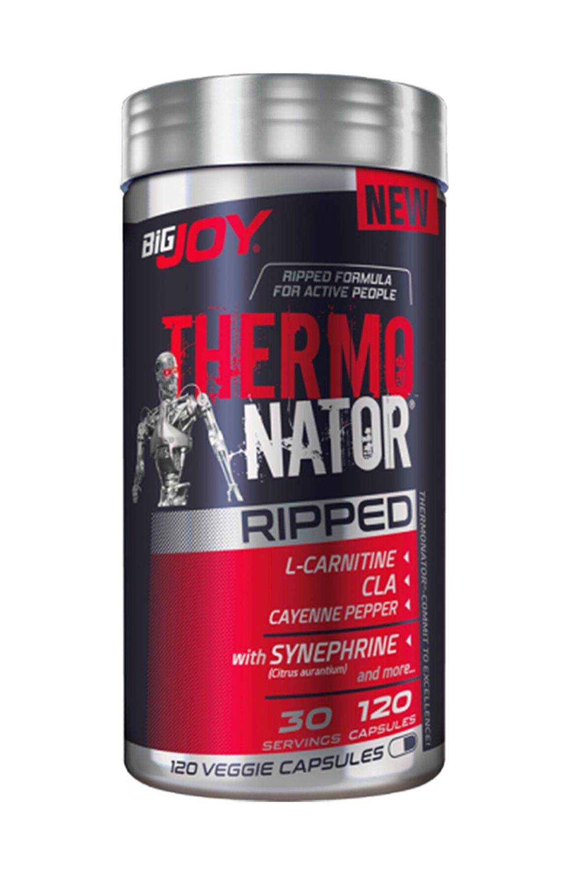 Bigjoy Sports Thermonator Ripped Thermo 120 Kapsül 30 Porsiyon