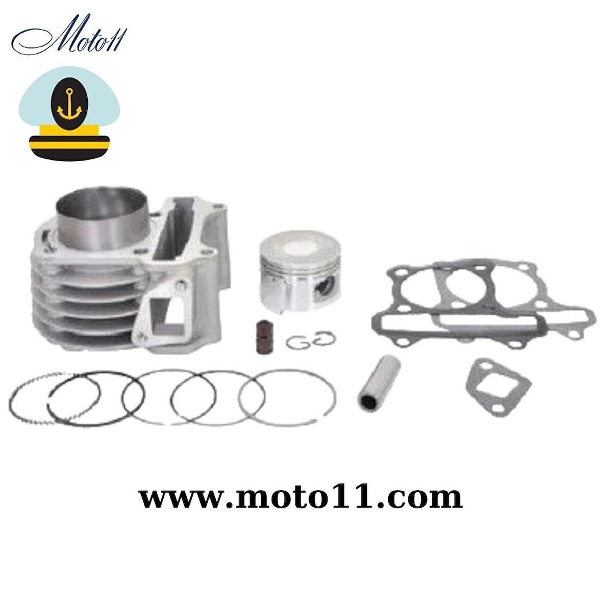Kuba Blueberry 50 cc 80 cc silindir seti Moto11