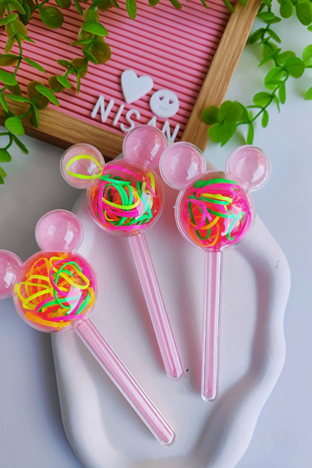 Mickey Mouse Kutulu Lastik Toka 1 Adet