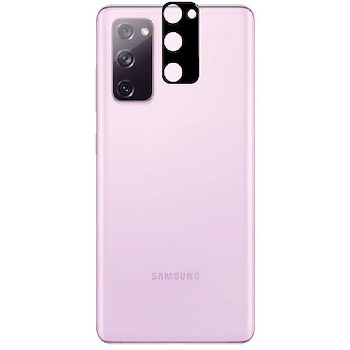 Samsung Galaxy S20 FE Kamera Koruyucu 3D Kamera Camı