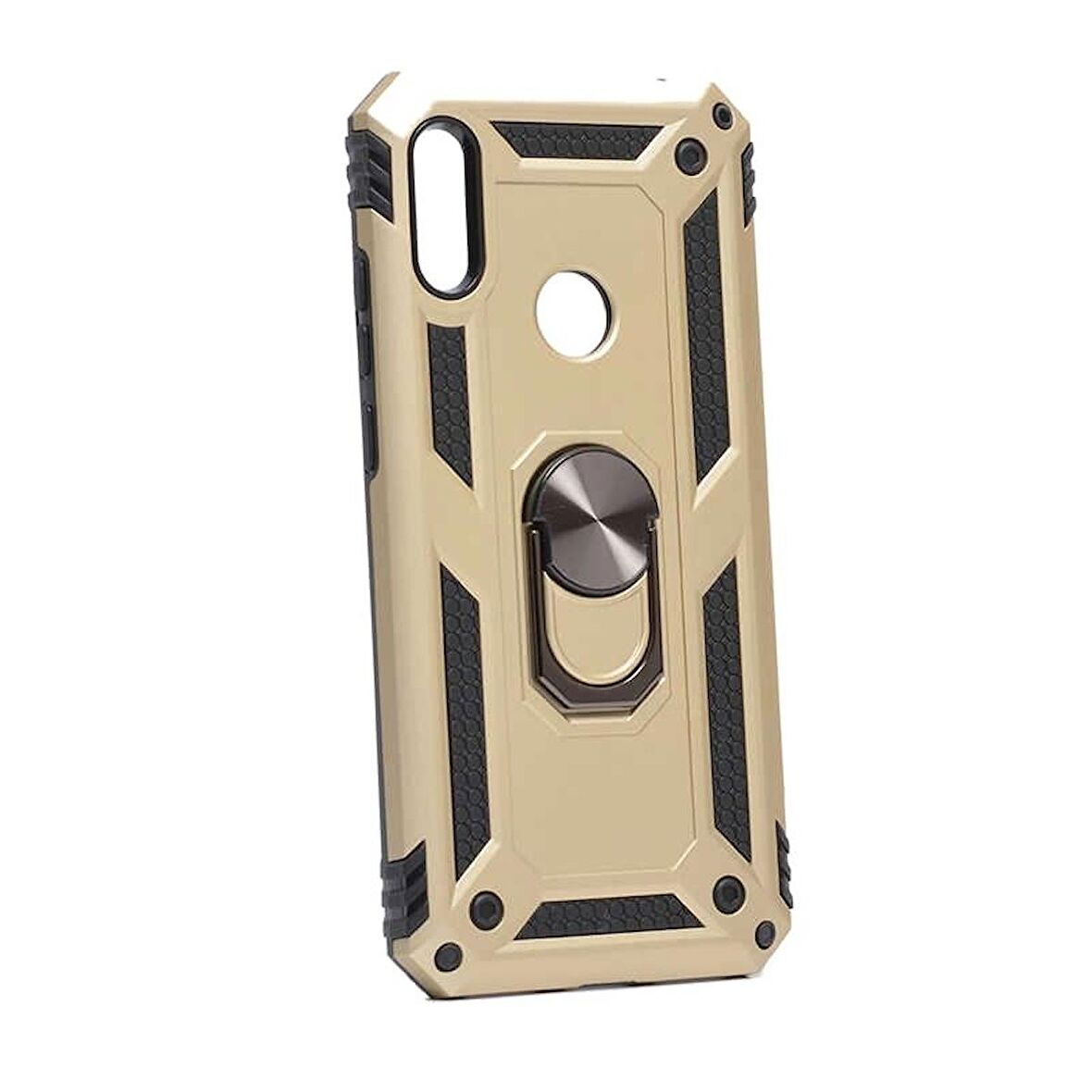 Smcase Huawei Y6s 2019 Vega Yüzüklü Tank Kapak Kılıf  Nano Ekran Koruyucu