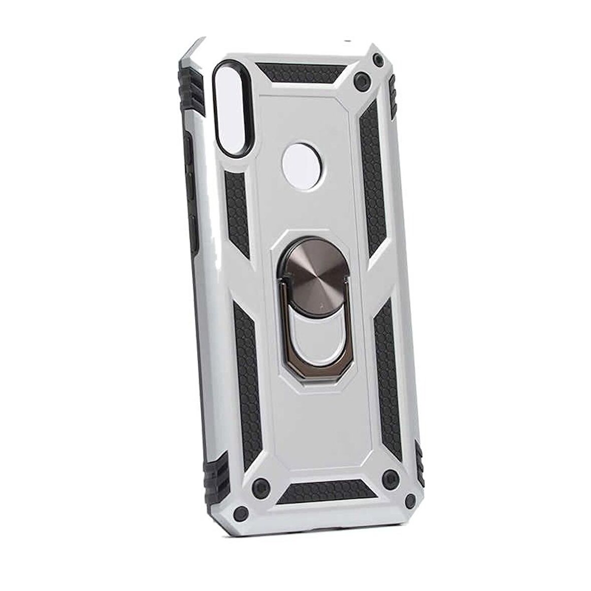Smcase Huawei Y6s 2019 Vega Yüzüklü Tank Kapak Kılıf  Nano Ekran Koruyucu