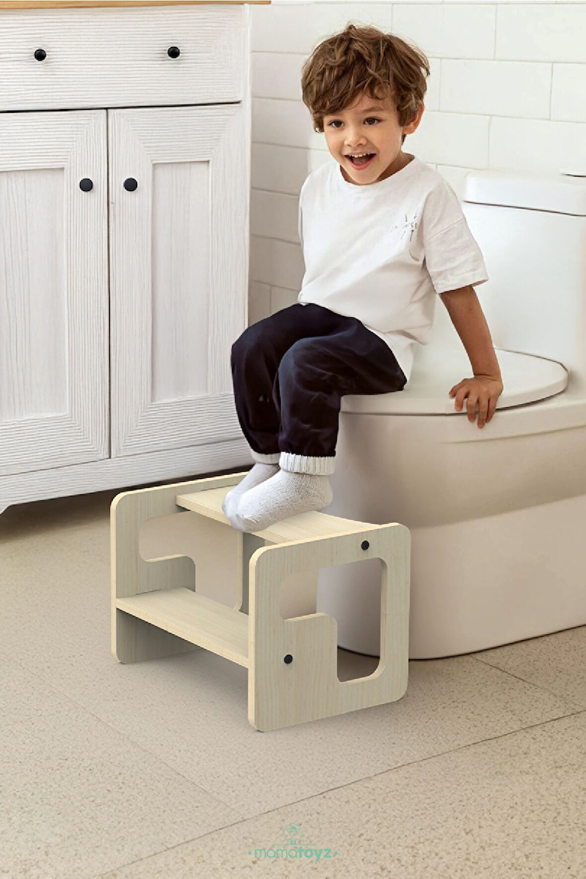 Kule StepIn Box Basamak Natural Renk