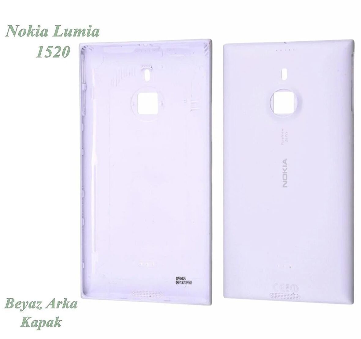 Nokia 1520 Arka Kapak Nokia Lumia 1520 uyumlu Beyaz Arka Kapak 