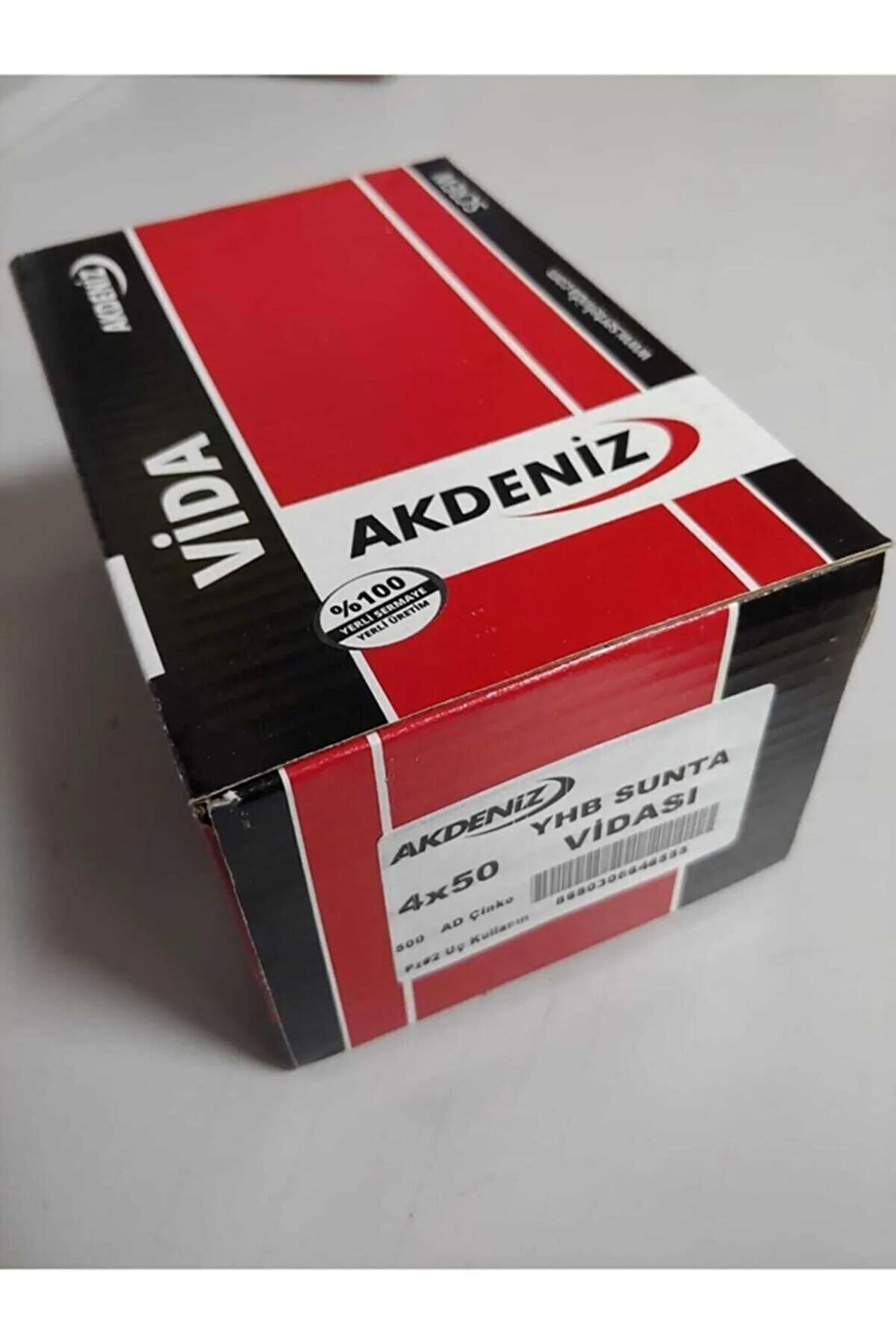 4.0x50 Sunta Vidası Çinko 500 Adet