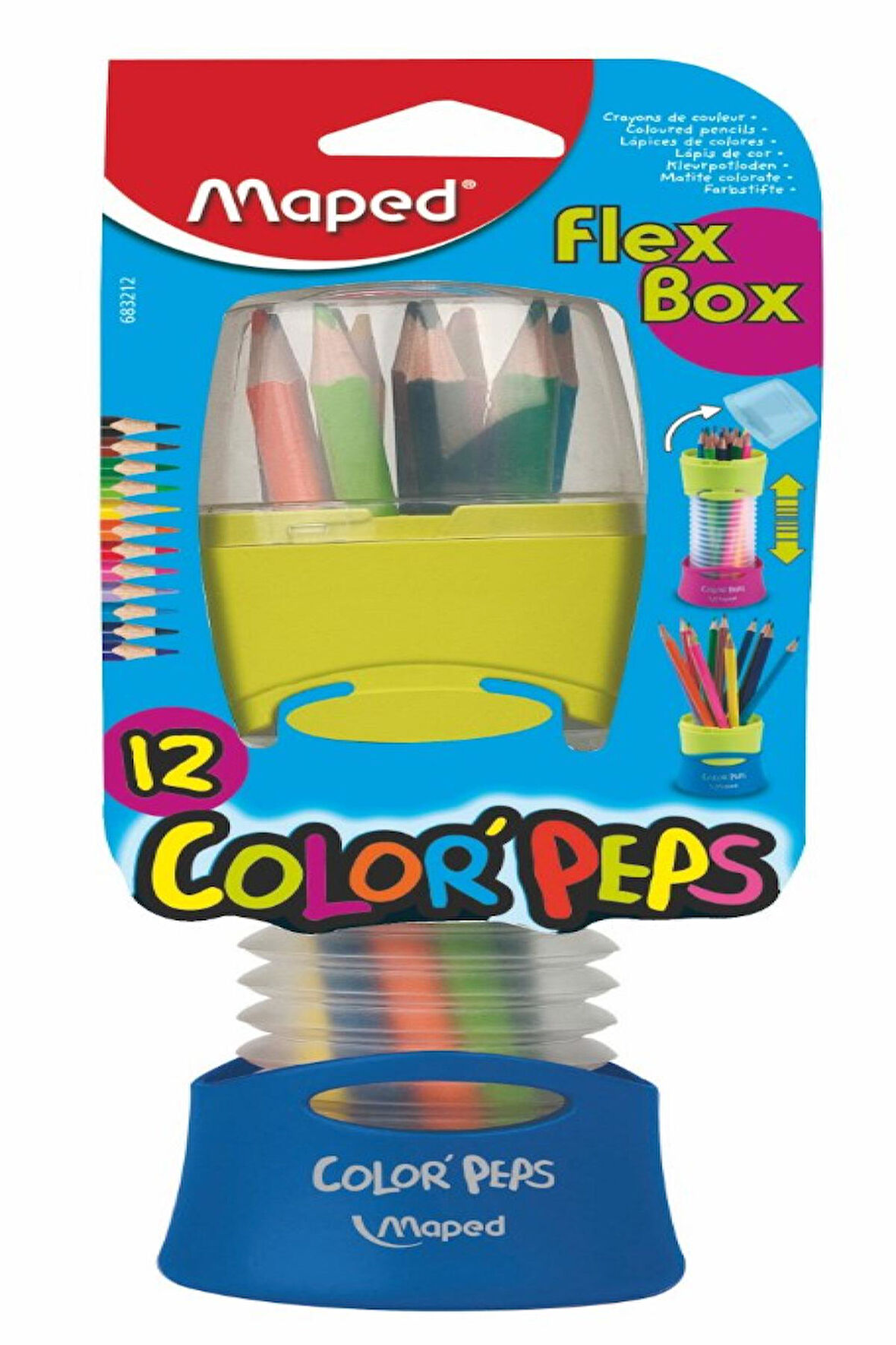 Maped 683212 Color PepS Kuruboya 12Li Flex Box