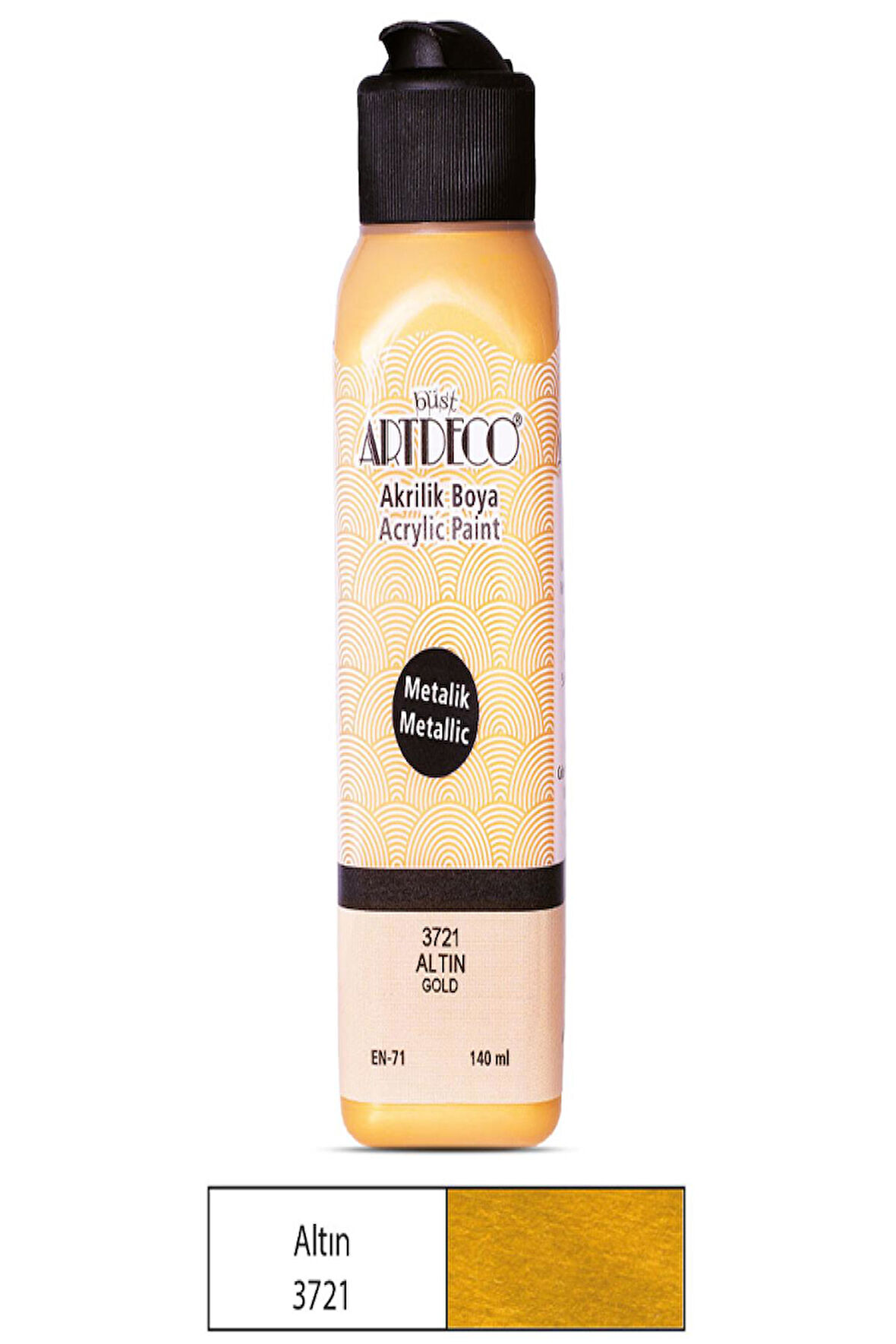 Artdeco Metalik Akrilik Boya 140 Ml Altın Y 071R 3721