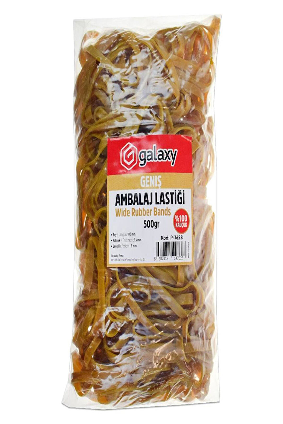 Galaxy Geniş Ambalaj Lastiği 500 Gr P 7628