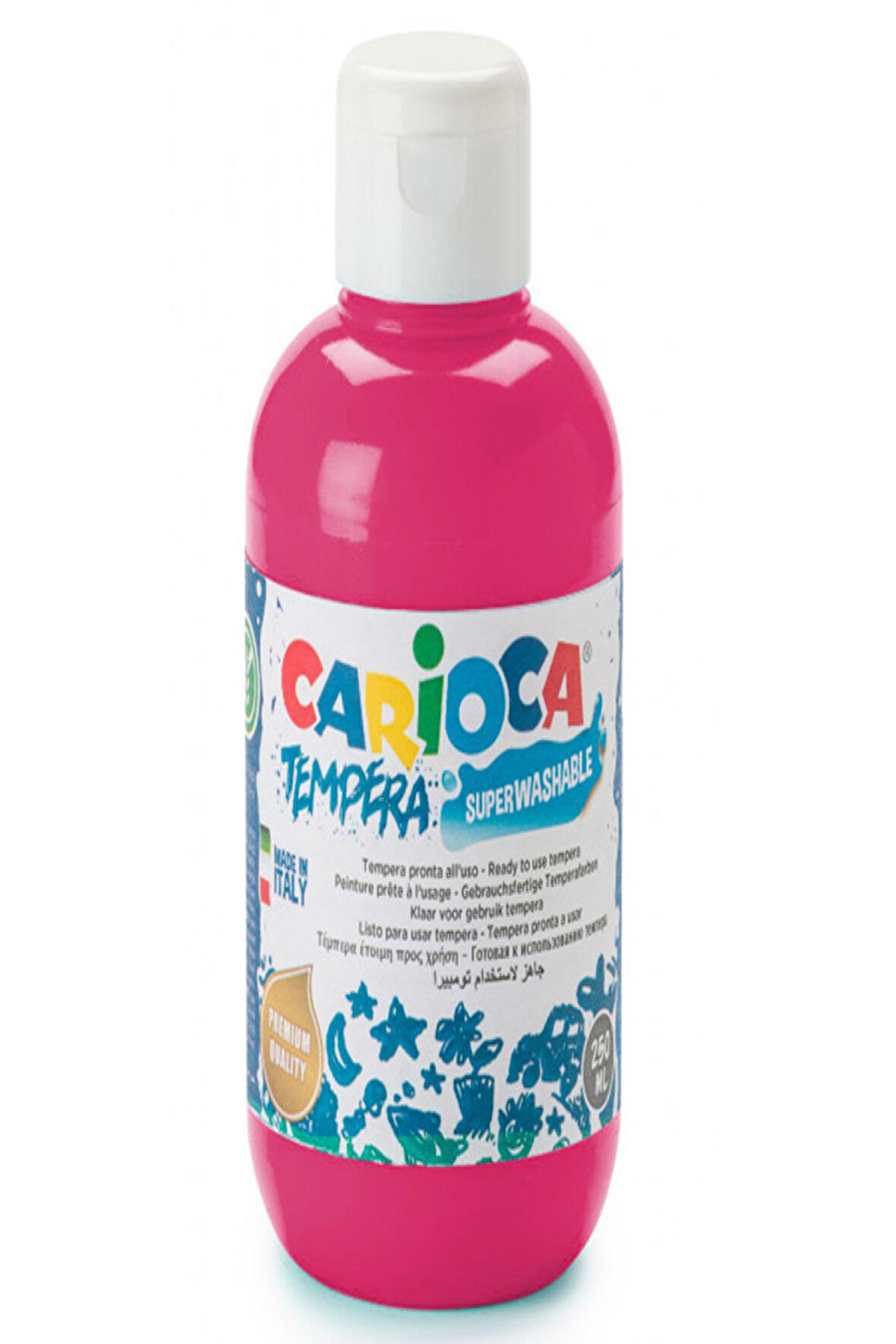 Carioca Tempera Suluboya Süper Yıkanabilir Fuşya 250 Ml Ko024/04