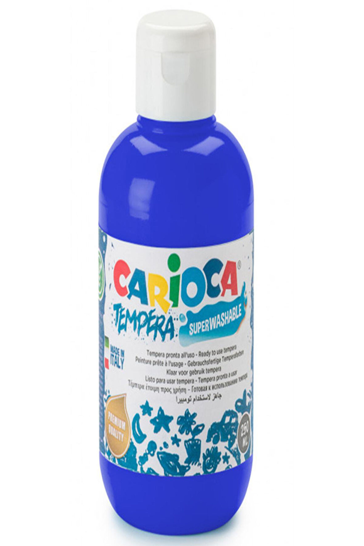 Carioca Tempera Suluboya Süper Yıkanabilir Koyu Mavi 250Ml Ko024/17