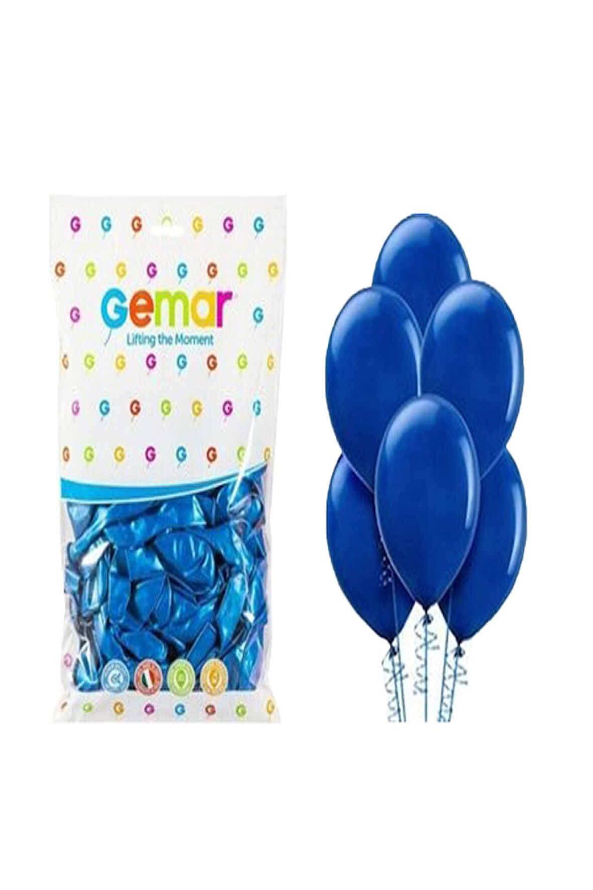 Erbay Gemar GM110 Metalik Balon İthal 100Lü_Blue (Mavi) 54