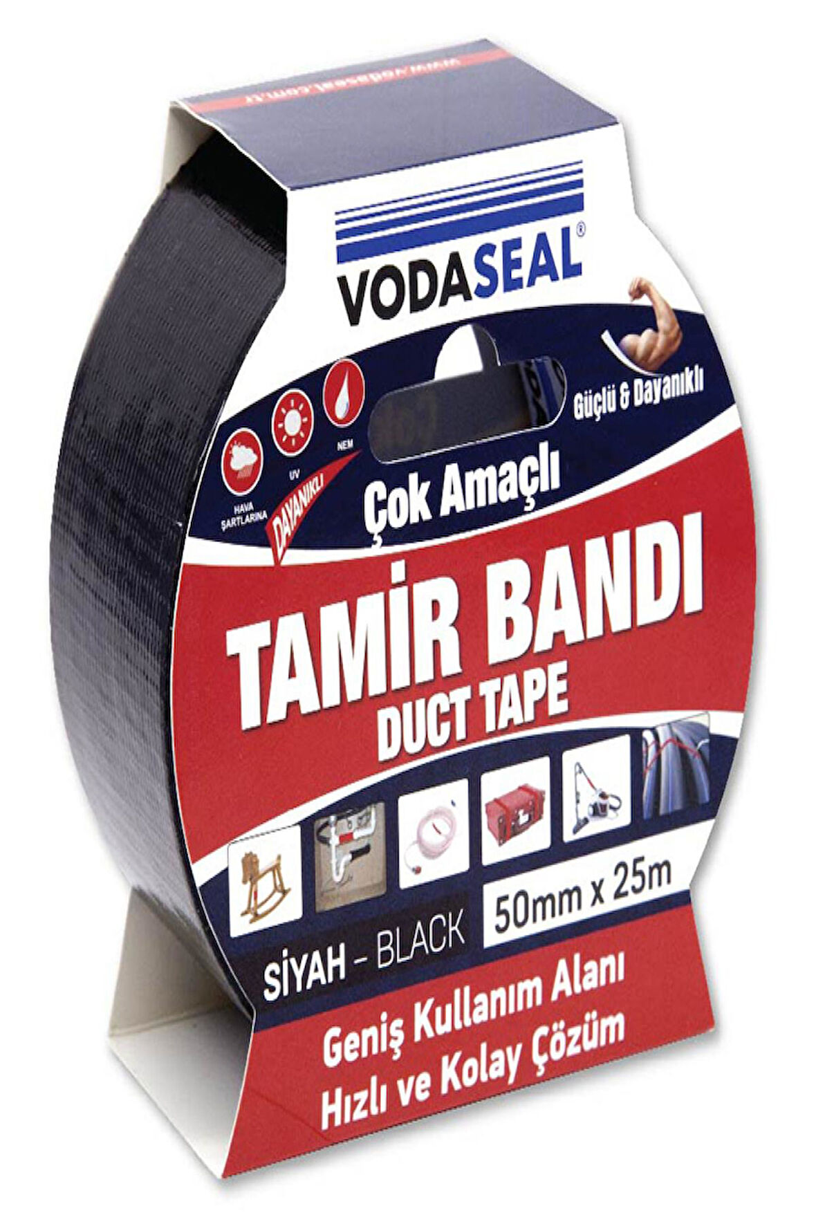 Vodaseal 50Mmx25M Tamir Bandı Siyah_78 0970