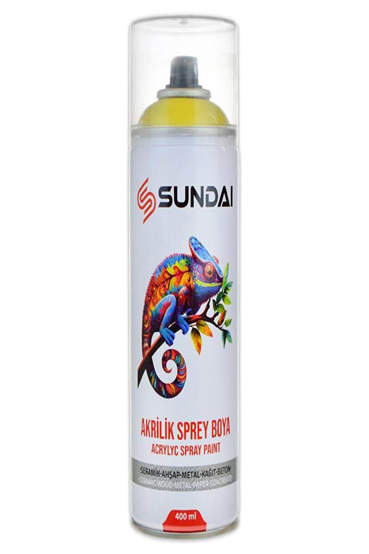 Akrilik Sprey Boya 400ml Sarı Ral1018