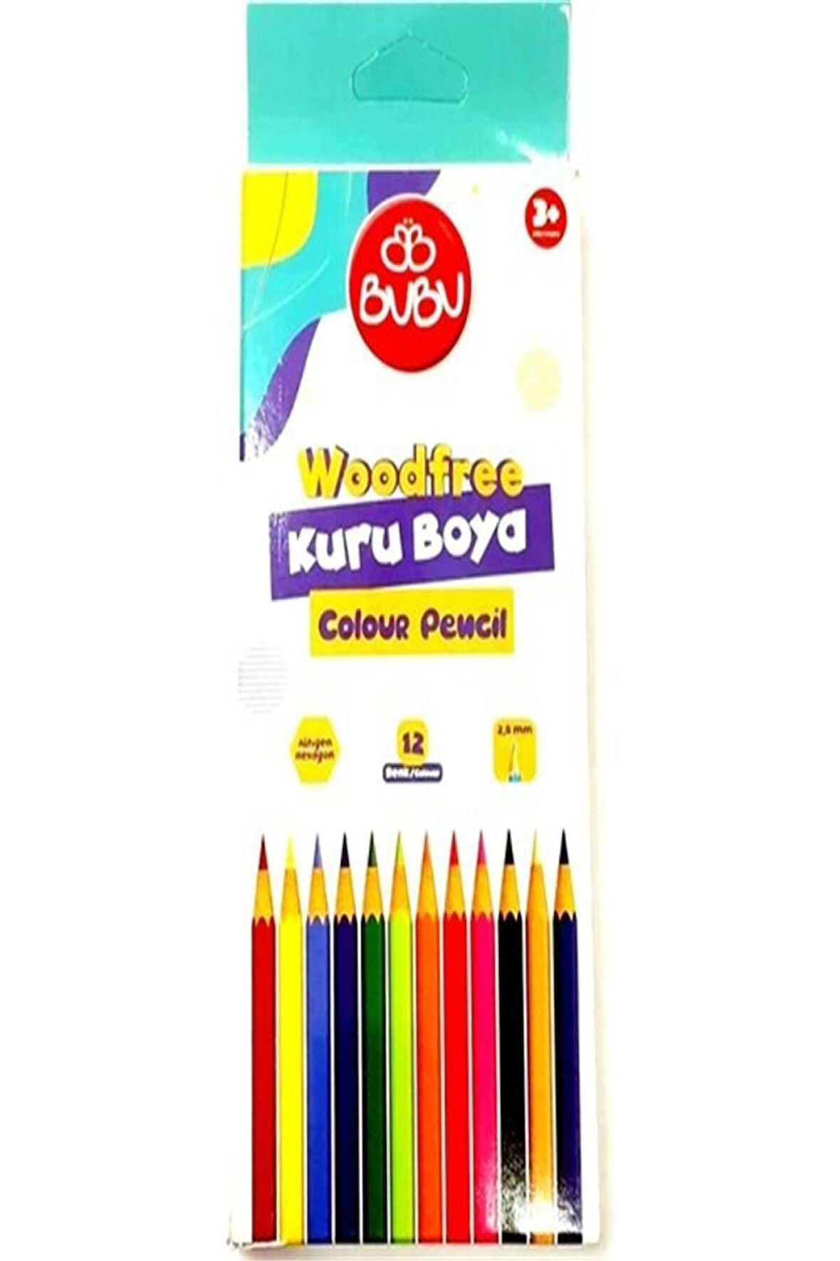 Bu Bu Woodfree Kuruboya Tam Boy 12 Renk Bubu Kur001