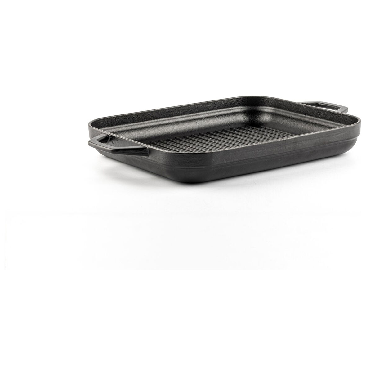 HOSSEVEN HS DD GTV 2632 DİKDÖRTGEN IZGARA TAVA 26*32 CM ÇİFT KULP SİYAH