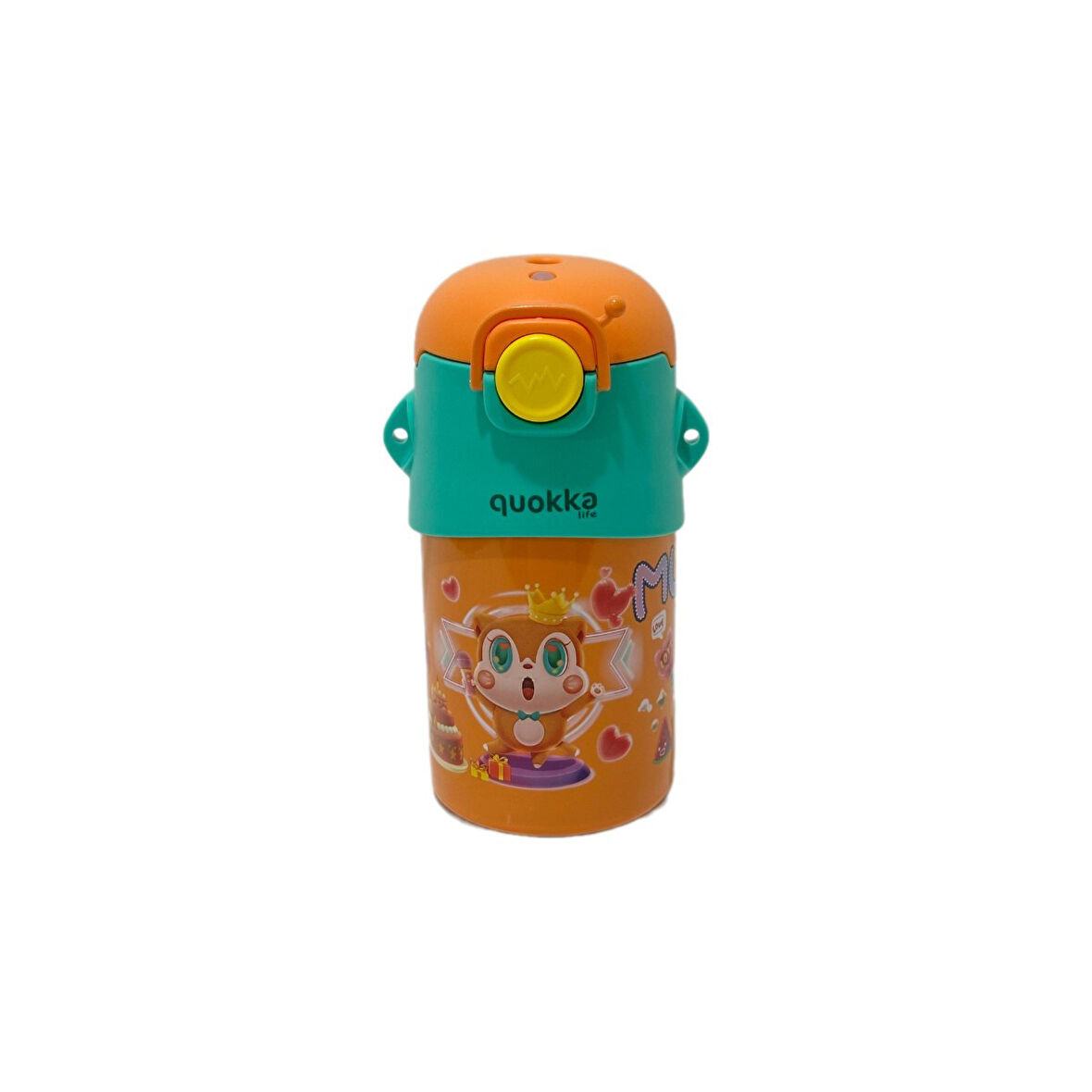 TAROS MATARA 500 ML TURUNCU LİFE FİGÜRLÜ ANIMALS ÇELİK